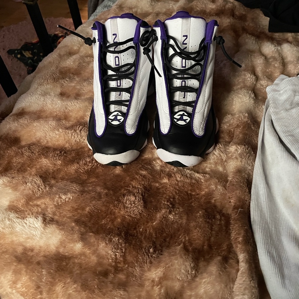 Jordan Kids Sneakers - White, Black, Purple